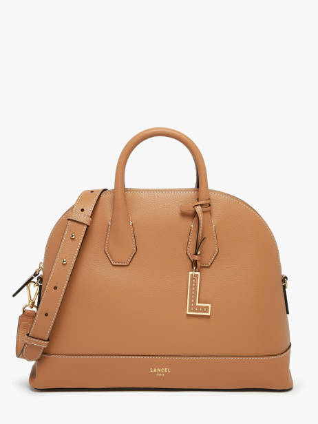 Handtassen Belleville Leder Lancel Bruin belleville A13736