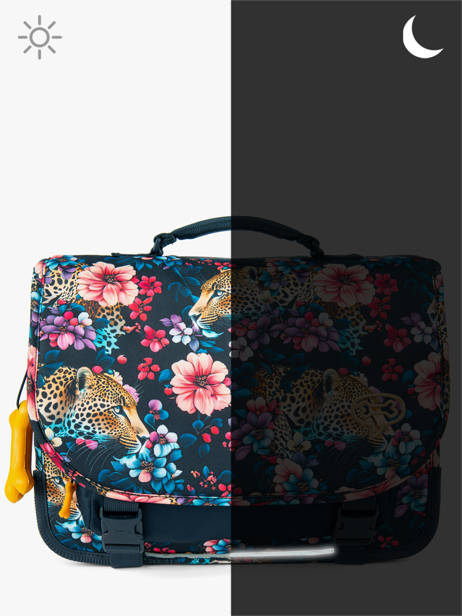 Boekentas 2 Compartimenten Stones and bones Veelkleurig girls G ander zicht 5