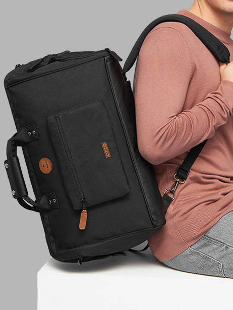 Reistas Voor Cabine Rugzak Travel Cabaia Zwart travel DUFFV2 ander zicht 1