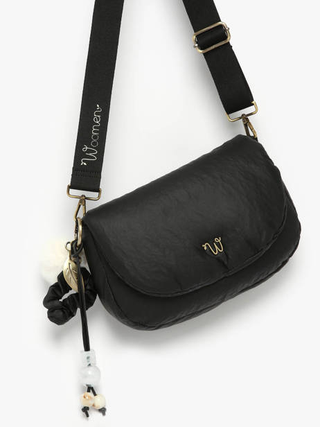 Cross Body Tas M Alizier Woomen Zwart alizier WALI04 ander zicht 2