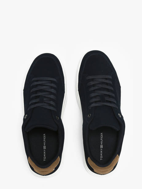 Sneakers Uit Leder Tommy hilfiger Blauw men 5517DW5 ander zicht 4