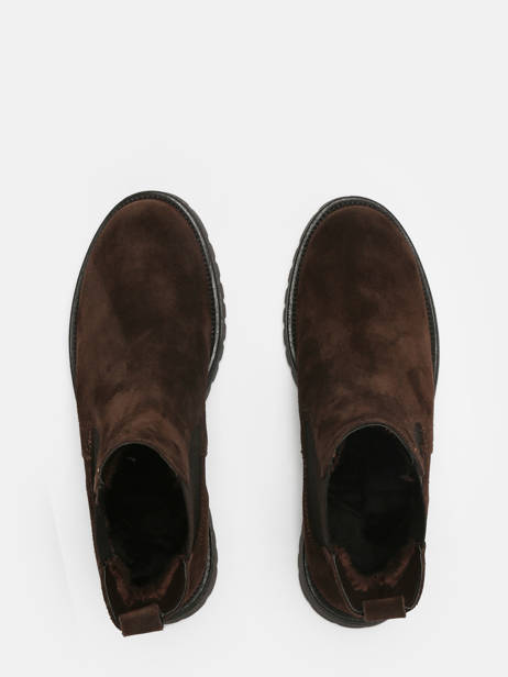 Chelsea Boots Uit Leder Tamaris Bruin women 41 ander zicht 4