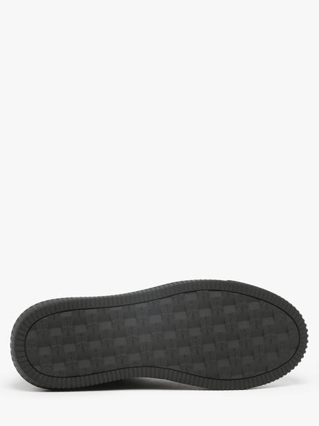 Sneakers Uit Leder Calvin klein jeans Zwart men YM01299 ander zicht 5