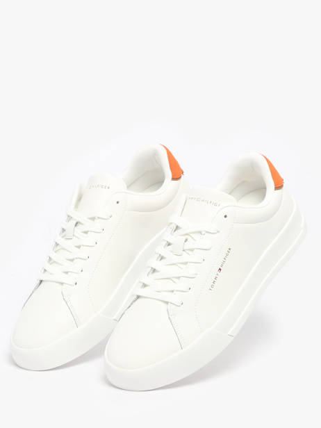 Sneakers Uit Leder Tommy hilfiger Wit men 53670K6 ander zicht 2