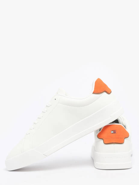Sneakers Uit Leder Tommy hilfiger Wit men 53670K6 ander zicht 3