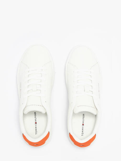 Sneakers Uit Leder Tommy hilfiger Wit men 53670K6 ander zicht 4