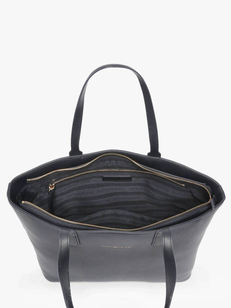 Schoudertas Th Logotape Polyurethaan Tommy hilfiger Blauw th logotape AW17449 ander zicht 2