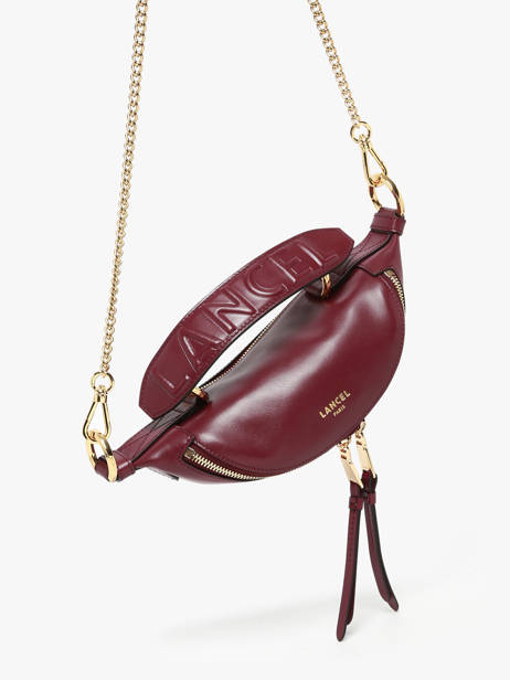 Cross Body Tas Xs Origami Leder Lancel Violet origami A12526 ander zicht 2