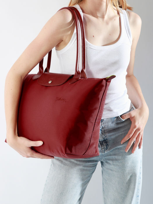 Longchamp Le pliage green Schoudertas Violet