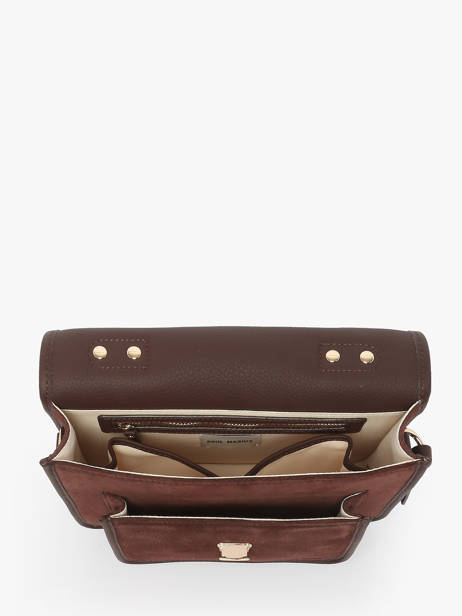 Cross Body Tas La Suite Leder Paul marius Bruin la suite GEOR2SUI ander zicht 3