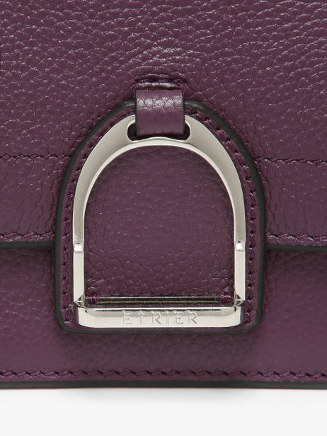 Cross Body Tas S Altesse Leder Etrier Violet altesse EALT048S ander zicht 5