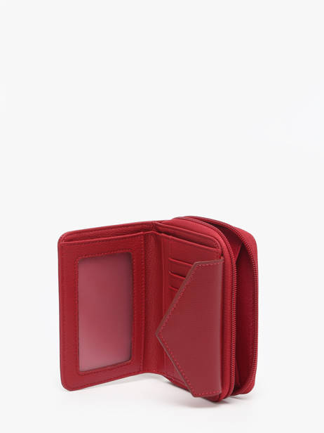 Portefeuille Maya Leder Lancaster Rood maya 3 ander zicht 1