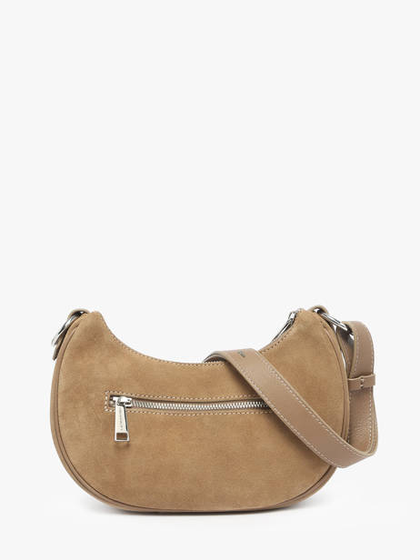 Cross Body Tas Suede Leder Lancaster Beige suede 81 ander zicht 4