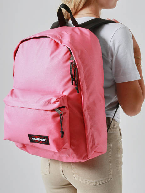 Rugzak Out Of Office + Pc 15'' Authentic Eastpak Roze authentic K767 ander zicht 1