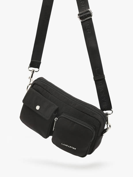 Cross Body Tas Basic Pocket Lancaster Zwart basic pocket 91 ander zicht 2