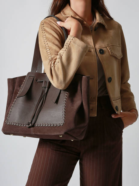 Handtas Brumby Etrier Bruin brumby EBRU150L ander zicht 1