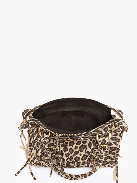 Cross Body Tas Velvet Leopardo Leder Milano Veelkleurig velvet leopardo VL24093 ander zicht 3