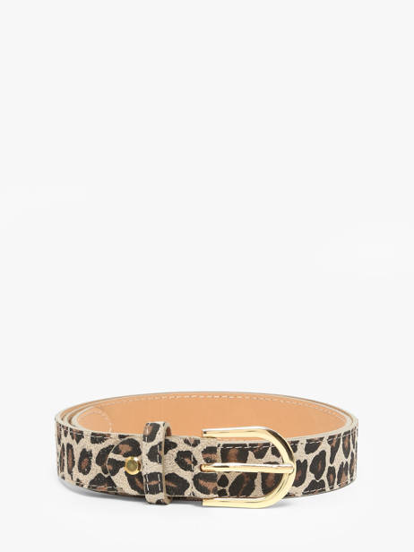 Riem Leder Milano Veelkleurig velvet leopardo VL25067