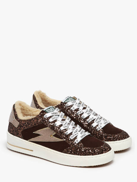Sneakers Noubar Uit Leder Semerdjian Bruin women NOUBAR ander zicht 2