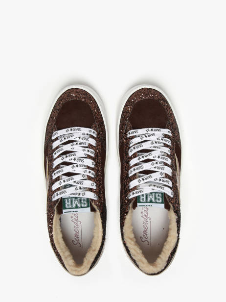Sneakers Noubar Uit Leder Semerdjian Bruin women NOUBAR ander zicht 4