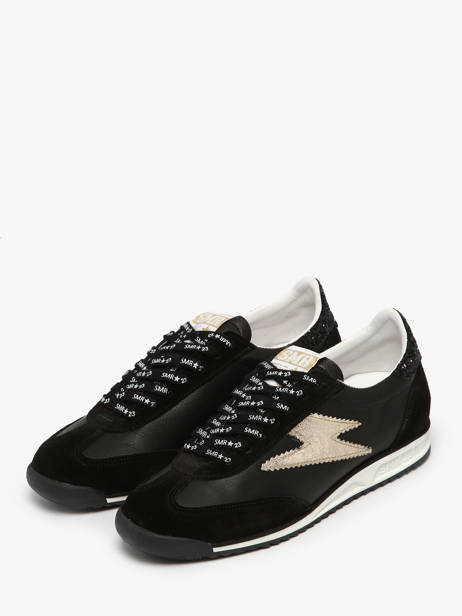 Sneakers Joyce Uit Leder Semerdjian Zwart women JOYCE ander zicht 2