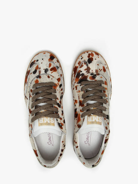 Sneakers Aslan Uit Leder Semerdjian Veelkleurig women ASLAN ander zicht 4
