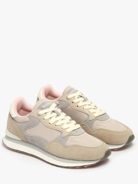 Sneakers City Antibes Uit Leder Hoff Beige women 12402001 ander zicht 2