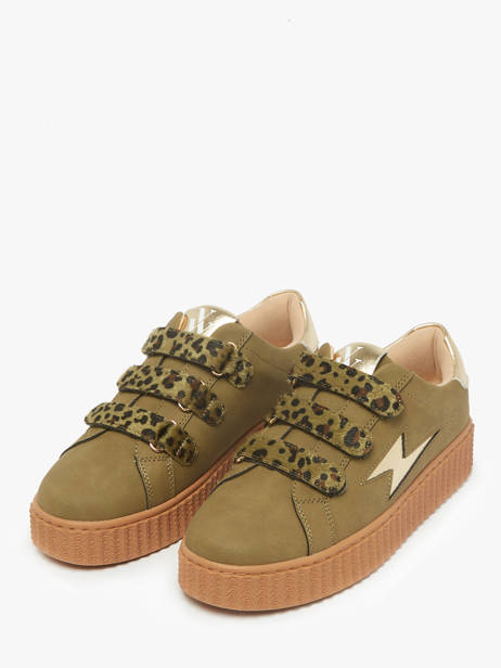 Sneakers Aby Vanessa wu Groen women BK2714NR ander zicht 2