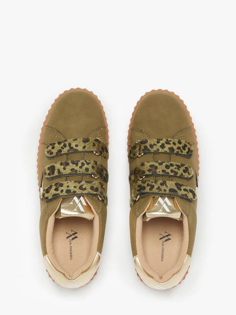 Sneakers Aby Vanessa wu Groen women BK2714NR ander zicht 4