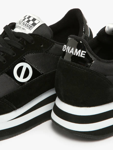 Sneakers Met Platformzool Flex M Jogger Uit Leder No name Zwart women IMN60415 ander zicht 3