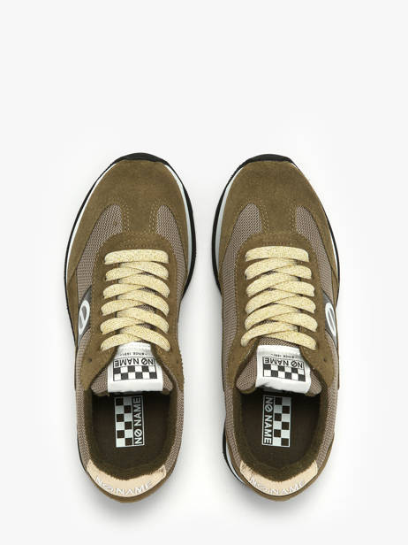 Sneakers Met Platformzool Flex M Jogger Uit Leder No name Groen women IMKNITAY ander zicht 4
