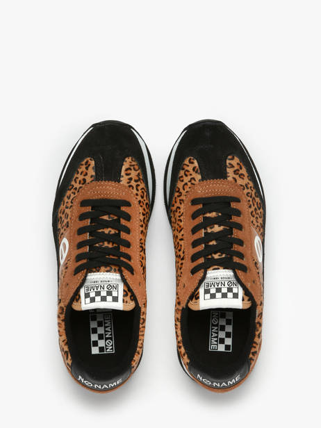 Sneakers Met Platformzool Flex M Jogger Uit Leder No name Bruin women IMHP01KC ander zicht 4