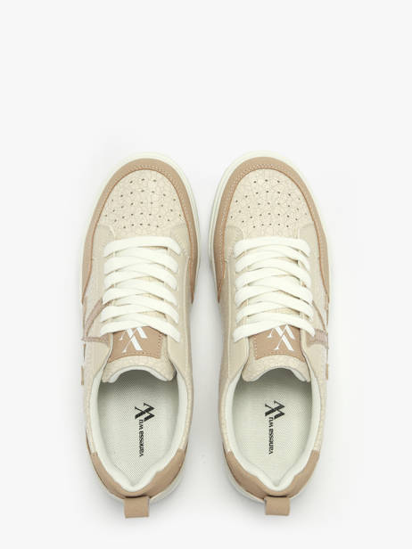 Sneakers Joyce Vanessa wu Beige women BK2555BG ander zicht 4