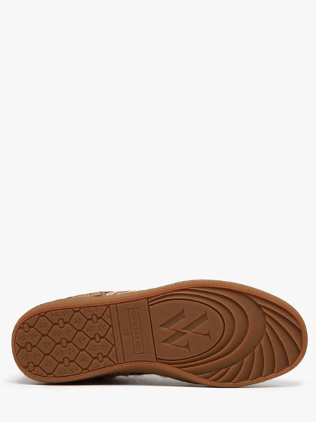 Sneakers Suzanne Vanessa wu Bruin women BK2806NR ander zicht 5