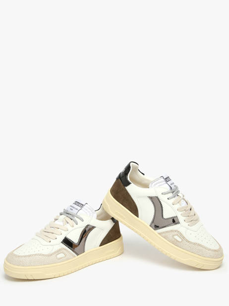 Sneakers Uit Leder Victoria Wit women 1257135 ander zicht 3