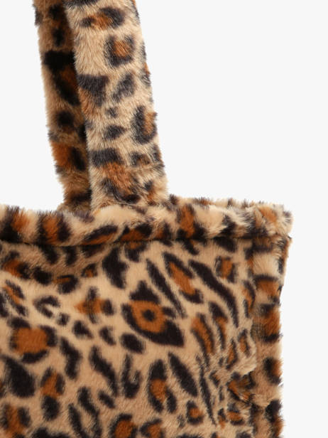 Schoudertas A4 Formaat Fur David jones Beige fur CM7878 ander zicht 2