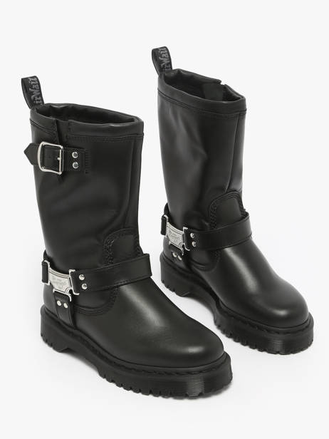 Laarzen Anistone Uit Leder Dr martens Zwart women 32199001 ander zicht 2