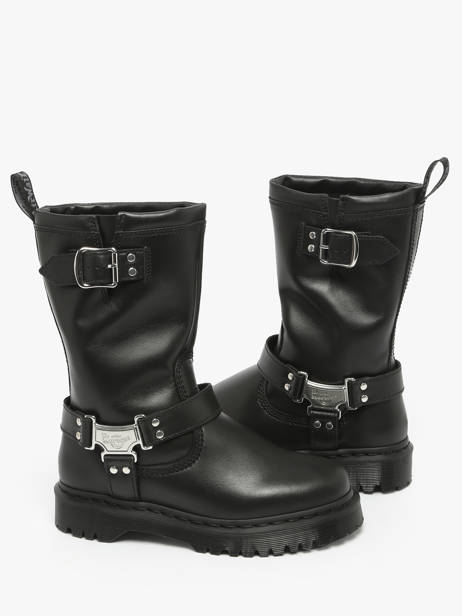 Laarzen Anistone Uit Leder Dr martens Zwart women 32199001 ander zicht 3