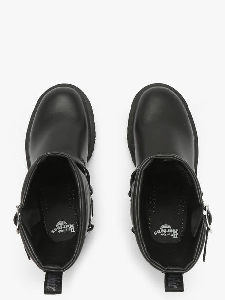Laarzen Anistone Uit Leder Dr martens Zwart women 32199001 ander zicht 4