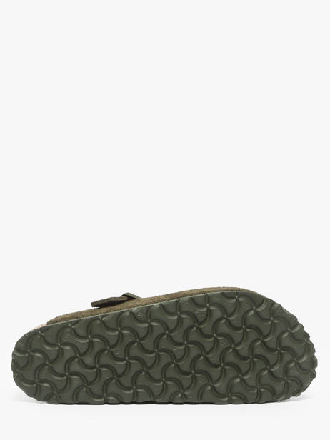 Slippers Boston Uit Leder Birkenstock Groen women 1024714 ander zicht 5
