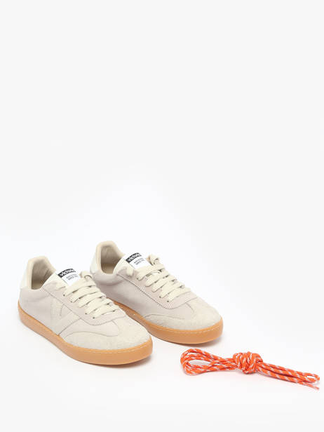 Sneakers Berlin Uit Leder Victoria Beige women 1126229 ander zicht 2