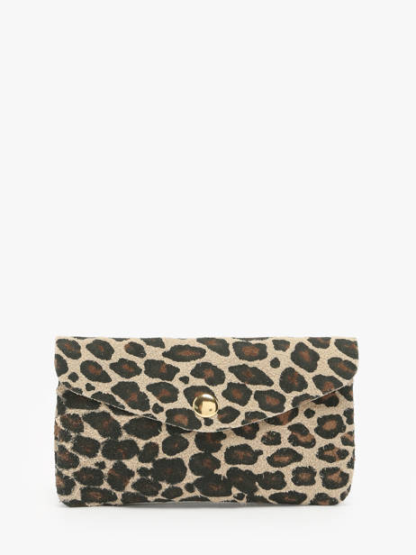 Portemonnee Velvet Leopard Leder Milano Veelkleurig velvet leopardo VL23113
