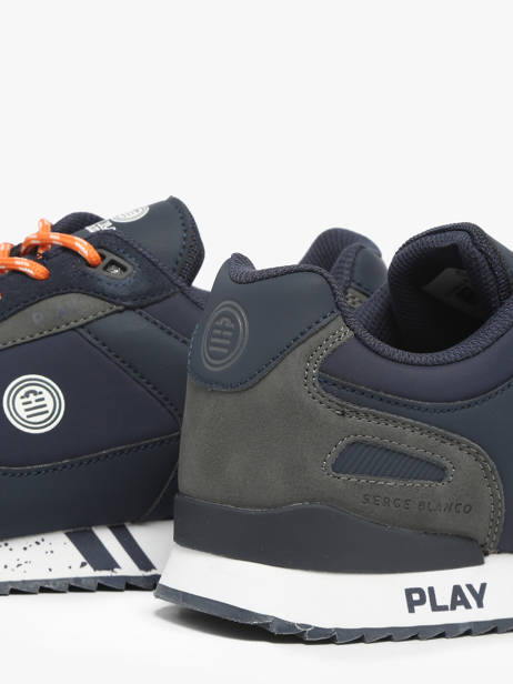 Sneakers Chamonix Serge blanco Blauw men CHA1914P ander zicht 2