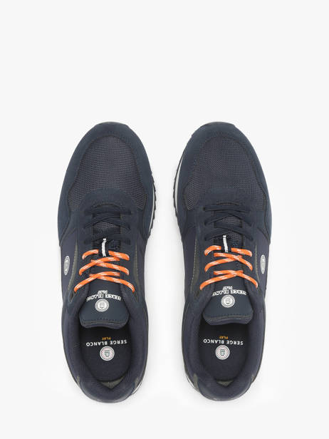 Sneakers Chamonix Serge blanco Blauw men CHA1914P ander zicht 3