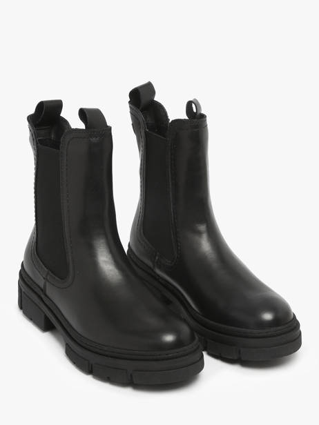 Chelsea Boots Uit Leder Tamaris Zwart women 41 ander zicht 2