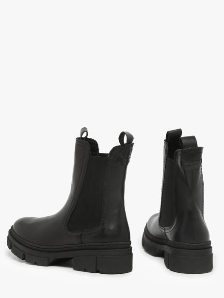 Chelsea Boots Uit Leder Tamaris Zwart women 41 ander zicht 3