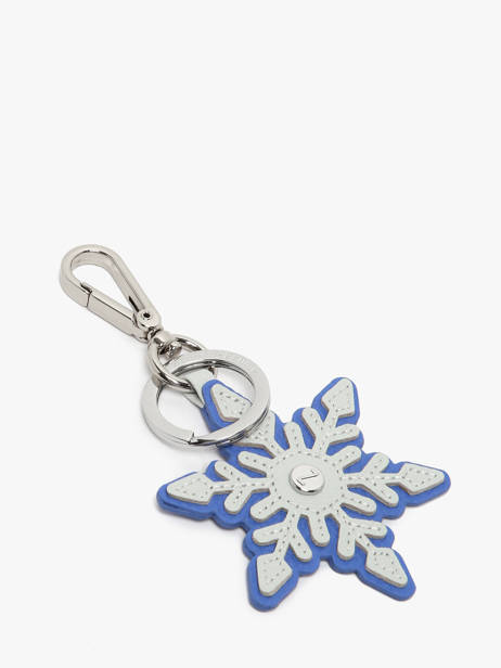 Sleutelhanger Snow Leder Nathan baume Blauw original n 719N ander zicht 1
