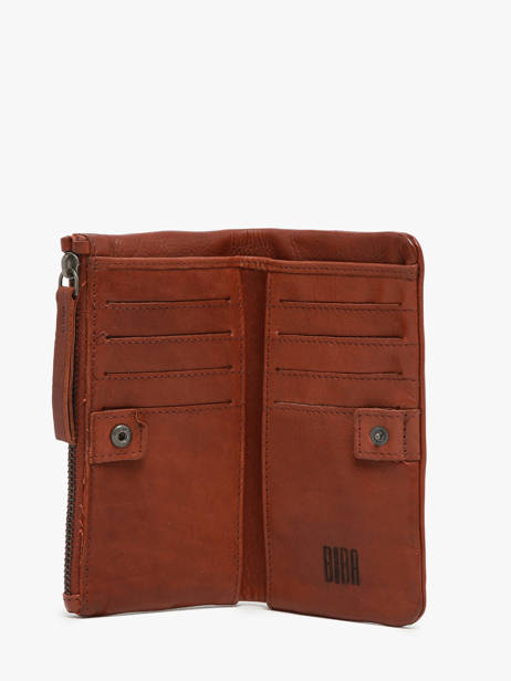 Portefeuille Leder Biba Bruin heritage DON4L ander zicht 1