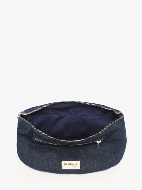 Belt Bag Orsel Gerecycleerd Katoen Rivedroite Blauw timeless ORSELTIM ander zicht 3