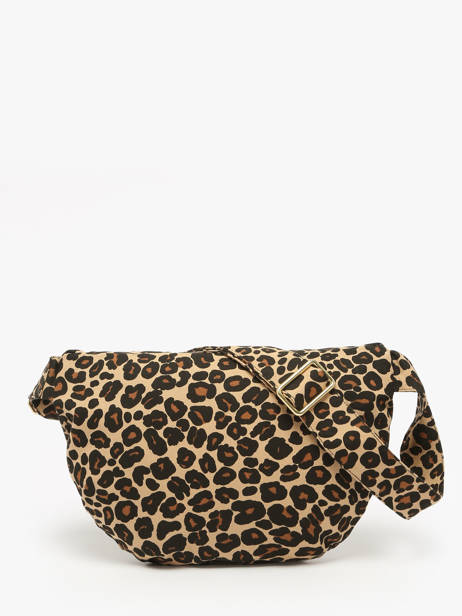 Belt Bag Custine Xl Gerecycleerd Katoen Rivedroite Bruin forever wild CUSTXFOR ander zicht 4